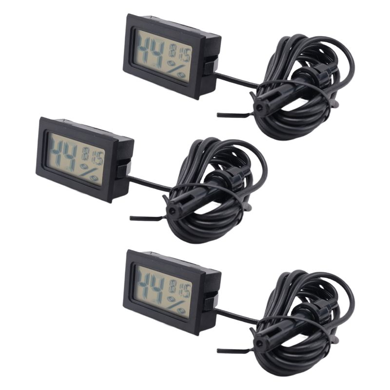 Digital Hygrometer Probe - [NEW!A93G】 Digital Thermometer Hygrometer With Probe