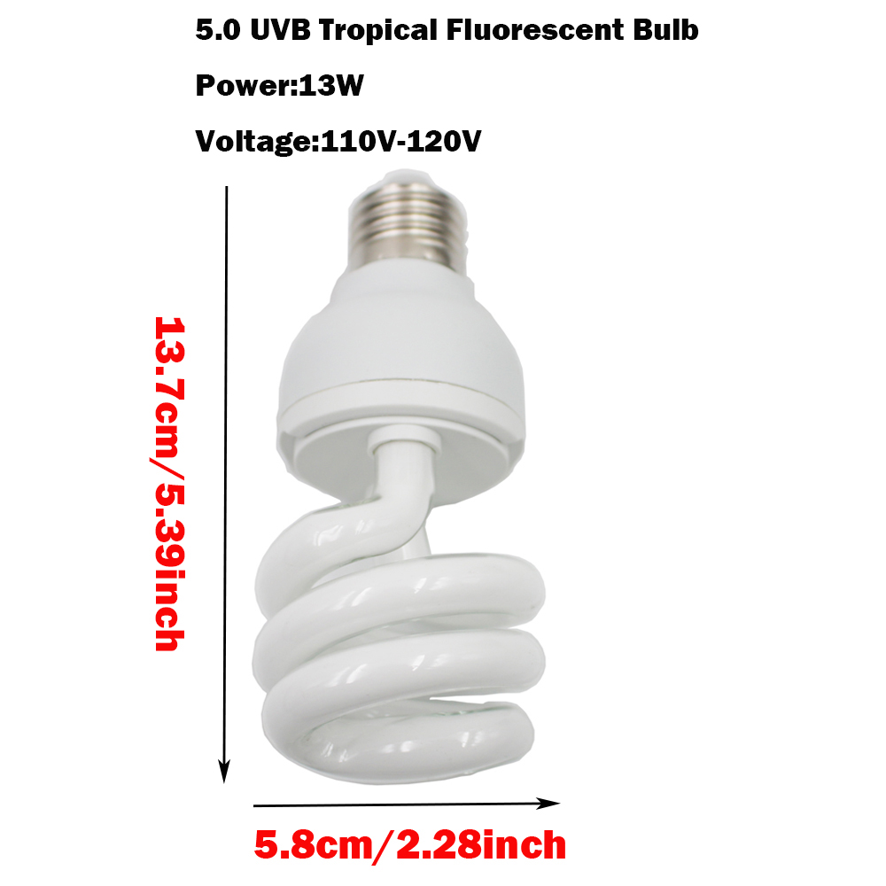 Reptile 5.0 UVB Lamp Bulb Ligh - Calcium Powder Reptile review and price