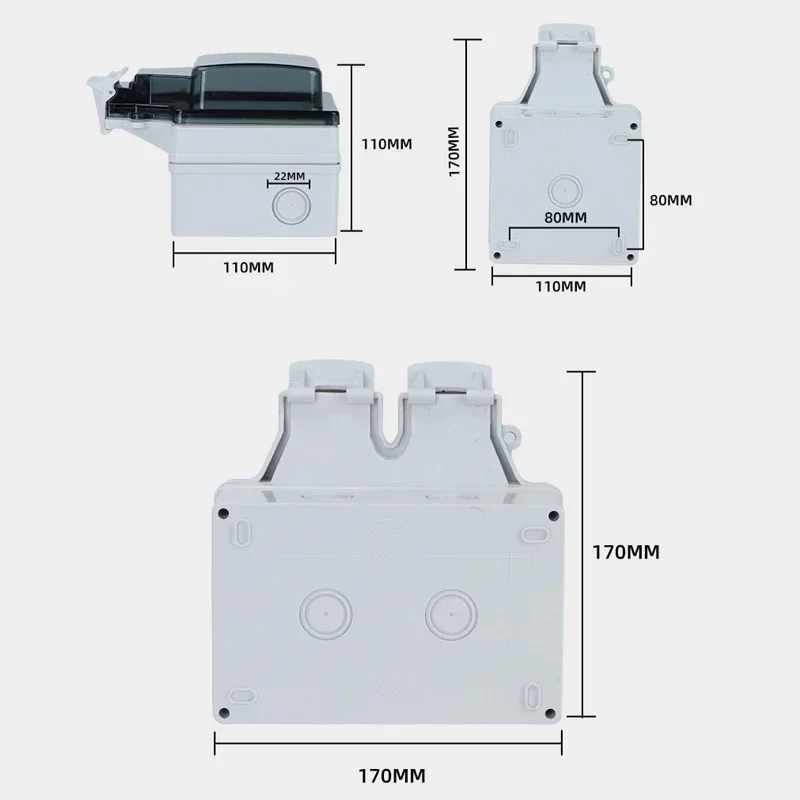 Tuya Waterproof Electrical Wal - Timer Dual Outlet review and price
